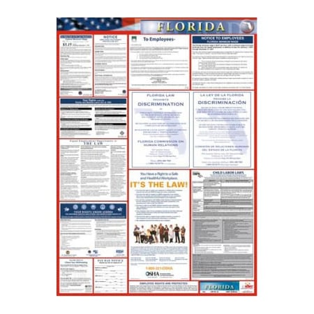 National Marker Co Labor Law Poster - Florida LLP-FL
